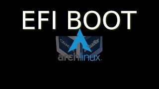 How To: VirtualBox EFI Arch Linux