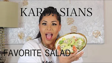 ¿Qué ensalada y bebida comen siempre las Kardashian?