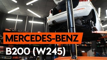 Hoe een schokdemper achteraan vervangen op een MERCEDES-BENZ B200 (W245) [AUTODOC-TUTORIAL]