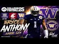 B. Anthony (Yr. 3) - Washington vs. Utah : Jan 20 2025 CFP National Championship|ESPN