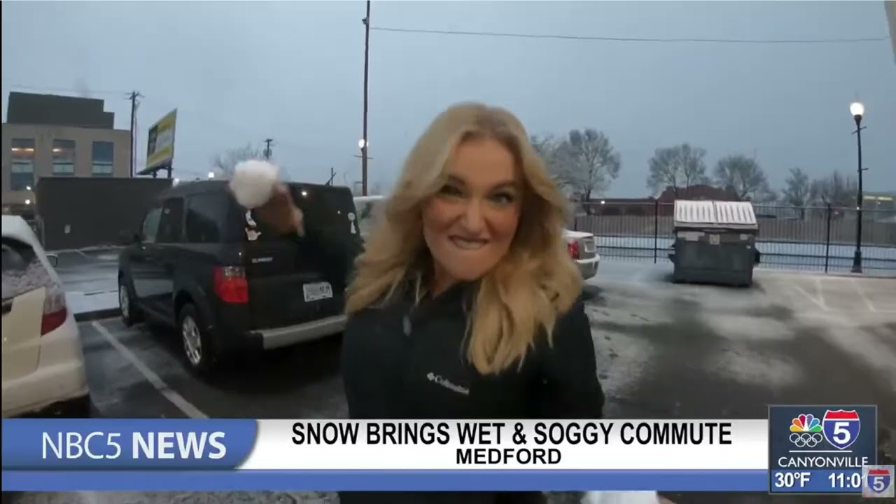 Snowy start to the week across the Rogue Valley