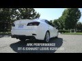 Lexus is350 rwd  ark performance dts exhaust system