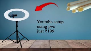 Ring light holder setup for phone ||  best trypad with ring light || DIy