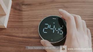 Baseus Magnetic Kitchen Timer Digital Timer Manual Countdown 2