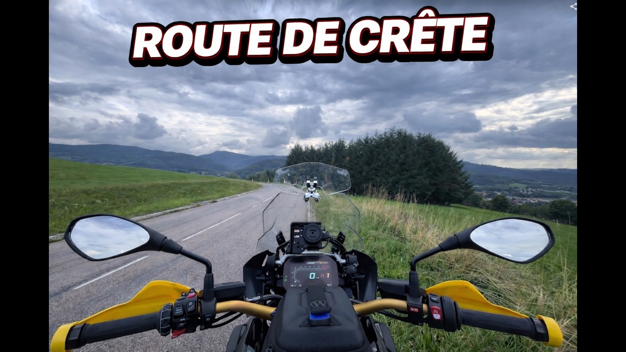 One of the BEST Motorcycle Roads in France 🇫🇷 | BMW R1250 GS – Route des Crêtes - PART 2