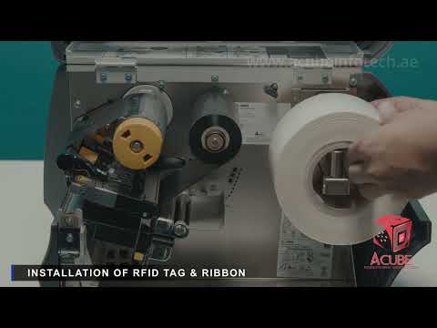 ZEBRA ZT410/411R RFID PRINTER - LOADING RFID TAG & RIBBON