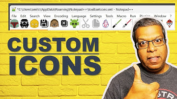 Show Your Own Custom Icons in Notepad++ Toolbar Buttons