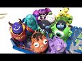Egg stars★HATCH'N HEROES★MONSTERS UNIVERSITY★Monstars EGG Stars Add little Mike with Carry Case