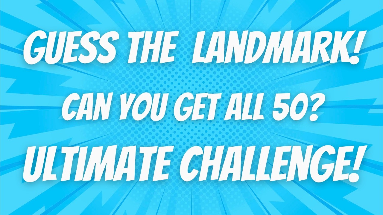 Guess the Famous Landmark from the Photo! | Ultimate World Landmarks Trivia Challenge
