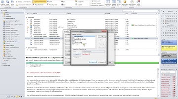 Microsoft Outlook 2010 Mastering Video 38 Conditional Formatting