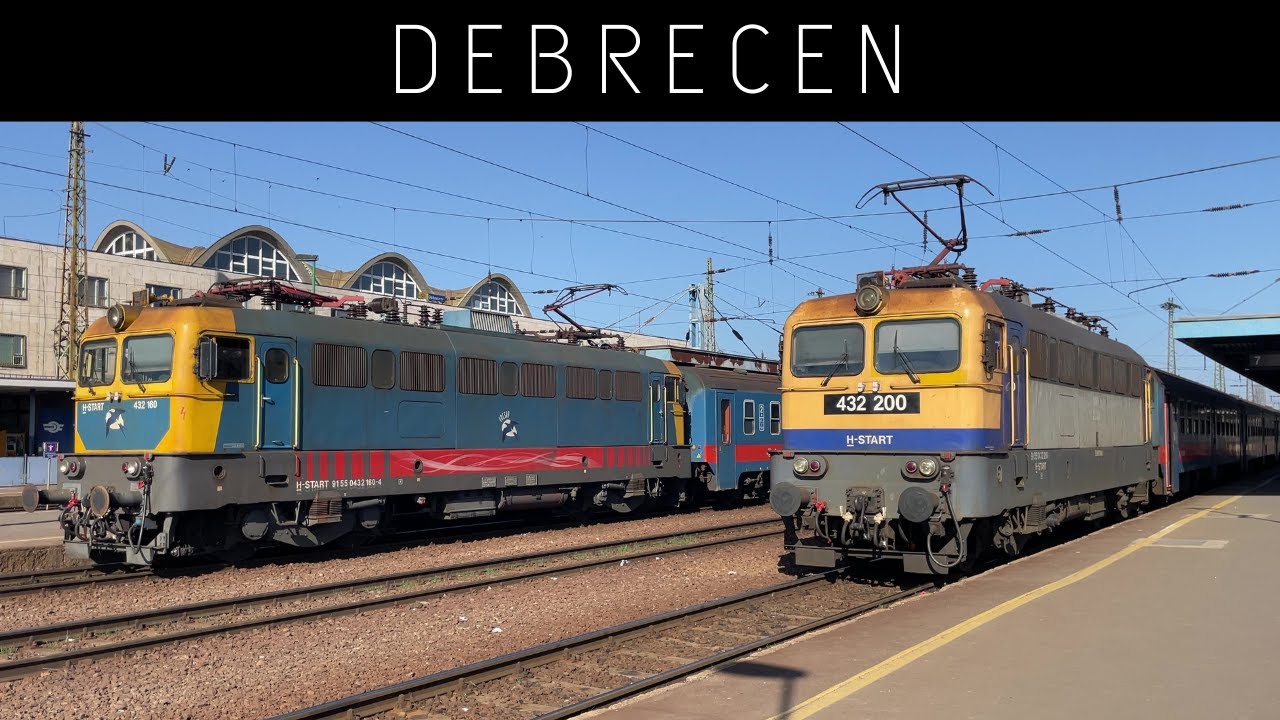 Vonatok Debrecenben | Trains in Debrecen (4K/UHD)