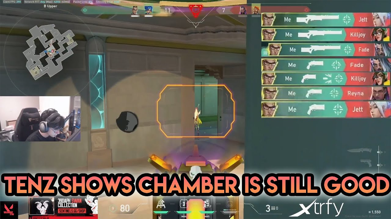 Tenz still CRACKED with Chamber after he got gutted