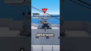 💥 Rocket Launcher Destroyer = Deleted Fleet | Navy Simulator #roblox #navysimulator #warships