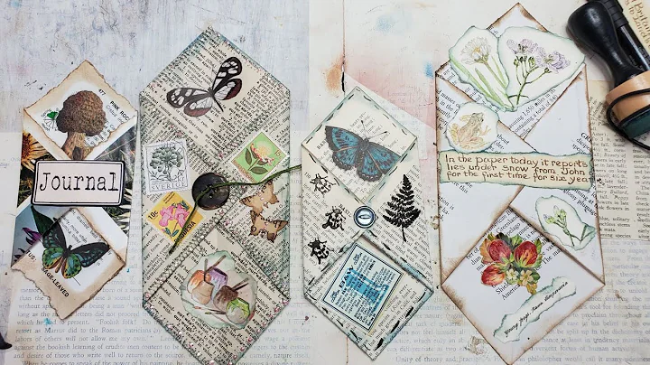 Junk Journal ~ Using Up Book Pages  Ep 10~ The Easy Burrito for Junk Journals! The Paper Outpost! :)