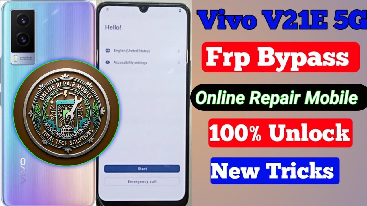 Vivo v21e frp unlock by android multi tool 13 January 2026