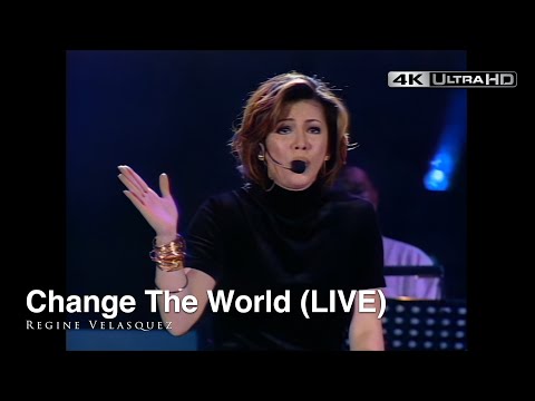 [4K REMASTERED] - Change The World | Regine Velasquez (Regine Live sa Antipolo 2000)