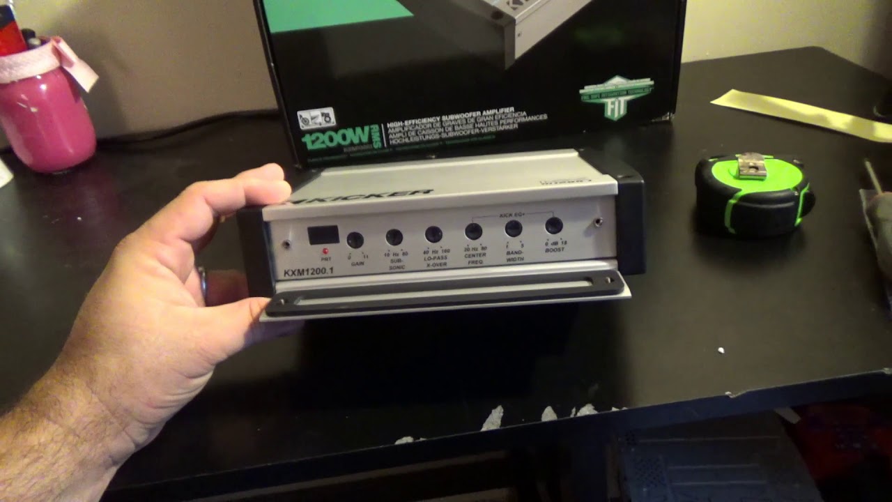 Kicker Kxma1200.2 2 X 600w 2-Channel Full-Range Class D Amplifier
