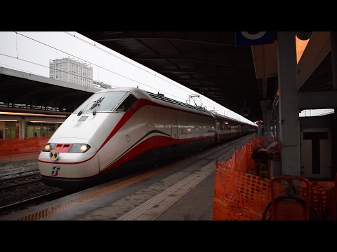 Trenitalia Frecciabianca high-speed train at Venezia Mestre railway station