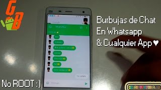 BURBUJAS De CHAT De Messenger En CUALQUIER APLICACION ♥ WhatsApp, Skype Etc. 2021 screenshot 3