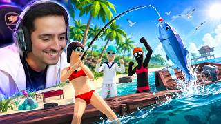 CORINGA AND FRIENDS TRYING TO FISH IN HOW TO FISH!
