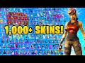 Rating A Fortnite Account With 1,000 Skins! (STACKED)