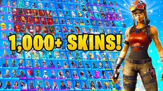 Rating A Fortnite Account With 1,000 Skins! (STACKED)