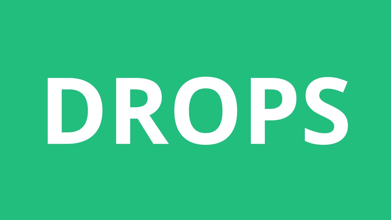 How To Pronounce Drops Pronunciation Academy YouTube