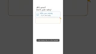 API Error? Don't Just Retry! #Shorts