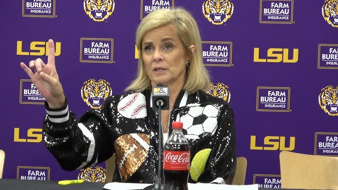 LSU Kim Mulkey WIN over ETB postgame with Hailey Van Lith & Aneesah Morrow  - YouTube