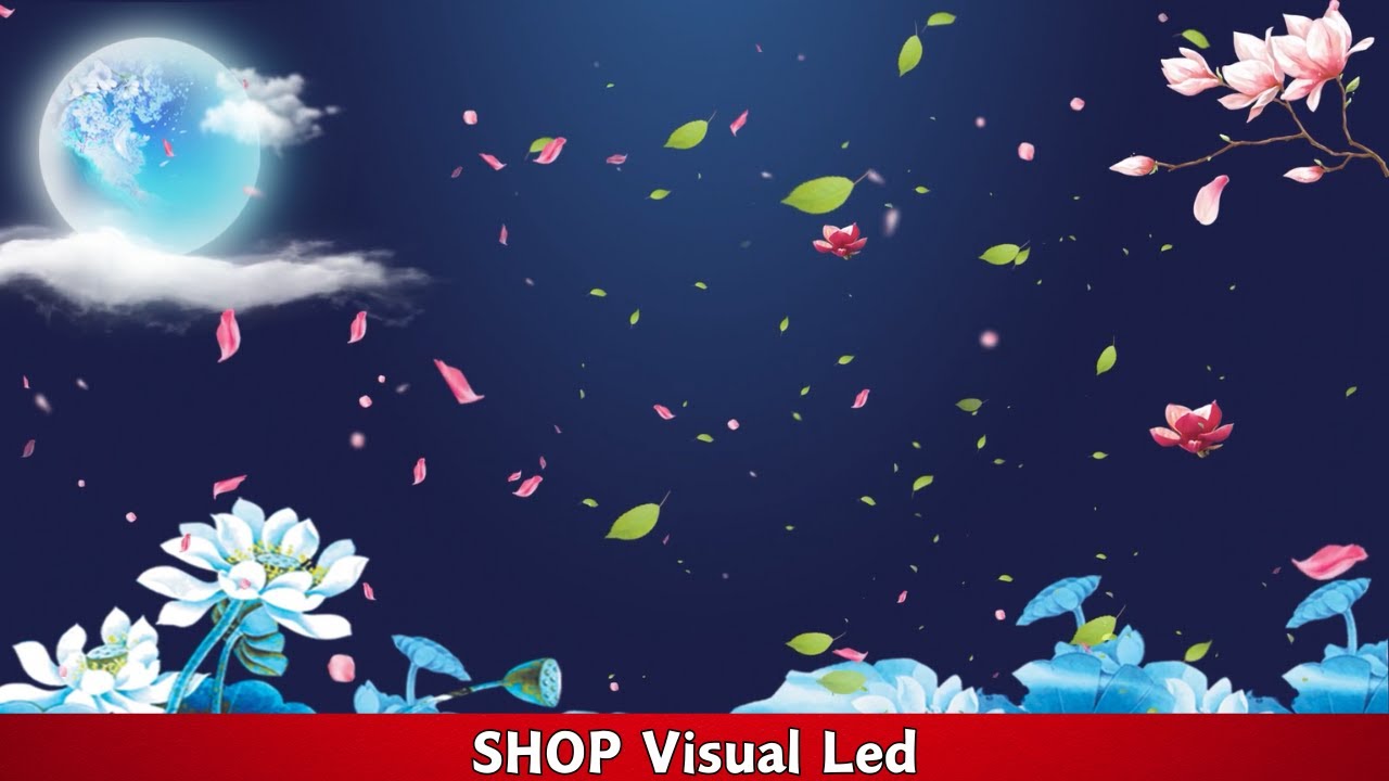 [ FREE ] Visual Led Hoa Sen Đêm Trăng Tròn | Hiệu Ứng Video Màn Hình ...