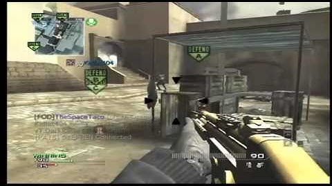 MW3 Wii Gold MP5 Gameplay on Seatown
