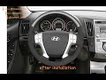MEWANT --- for Hyundai Veracruz 2007-2012 / IX55 2009-2013 Car Steering Wheel Cover Installations