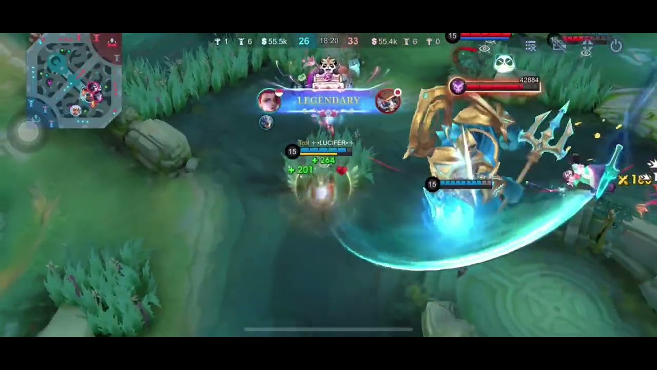 Maniac Musuh (Hayabusa) dibalas dengan Savage Lesley saya!!! #mobilelegends