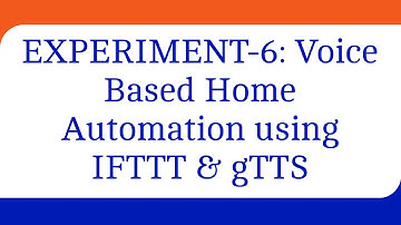 Voice-based Home Automation for switching lights on/off using Google Assistant, IFTTT and MQTT