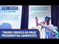 Tinubu Unveils 80-Page Manifesto for the 2023 Presidential Election, BKO Reacts