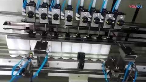 Automatic corrosive liquid filling capping line