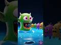 Cute Monster Eats Another Monster in a Perfect Loop 😈🔁 #shorts #asmr #loopanimation