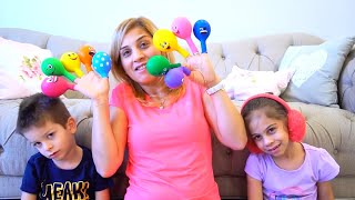 Balloon Songs For Kids I Learn Colors with Balloons &amp; Nursery Rhymes - KLS