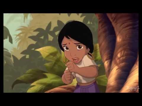 The Jungle Book 2 - Jungle Rhythm Mowgli Solo & Baloo scares Shanti (Finnish) [HD]