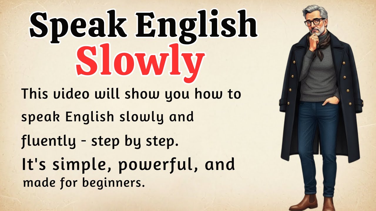 Speak English Slowly — But Powerfully || Graded Reader || Improve Your English Fluency ✅️