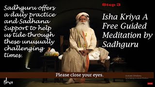 Isha kriya a free guided meditation sadhguru