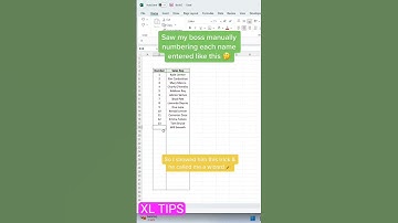 SEQUENCE AND COUNTA Formula in excel #shorts