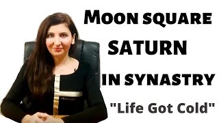 Moon square Saturn in Synastry | Life got cold