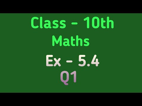 Ex 5.4 Q1