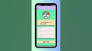 BMI Calculator app create in flutter || Create BMI app in flutter  #apps #flutter #developer