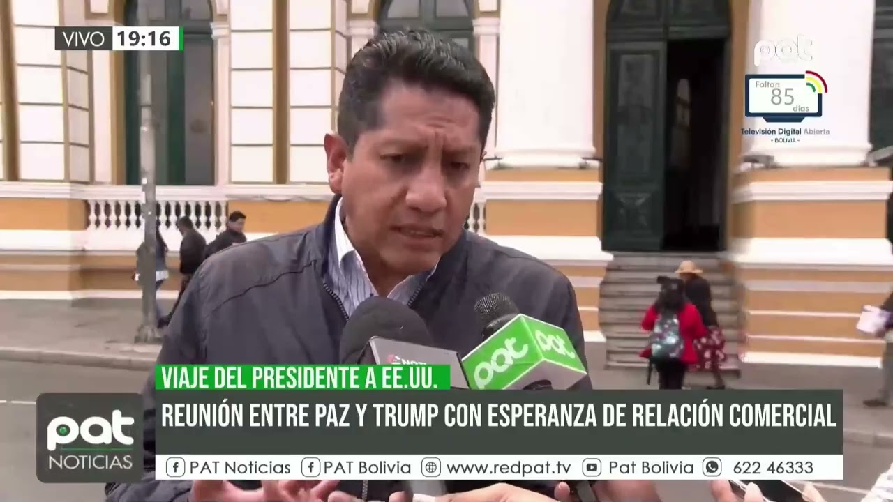 Ex asambleísta destaca reunión Bolivia–Estados Unidos pero advierte evitar imposiciones políticas