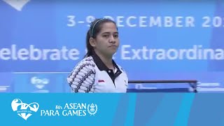 Badminton Women's Singles - SL4 Semi Finals 1 | 8th ASEAN Para Games 2015 screenshot 5