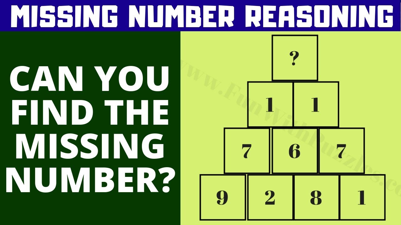 missing-number-reasoning-can-you-find-the-missing-number-youtube