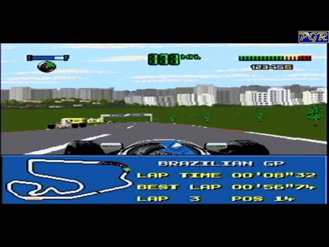 F1 World Championship Edition, Sega Megadrive, no commentary
