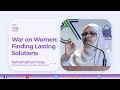 War on women finding lasting solutions  rahmathunissa national secretary jamaateislami hind